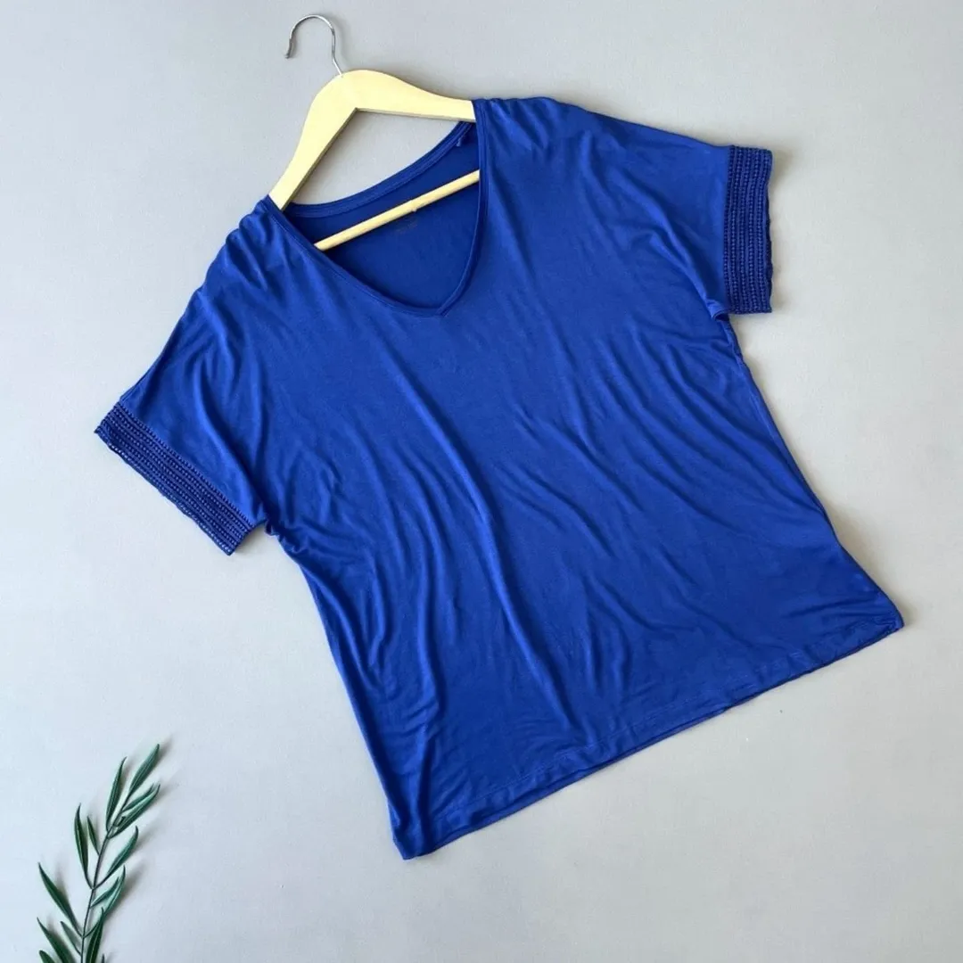 تیشرت آستین طرح دار برند آلمانی اسمارا